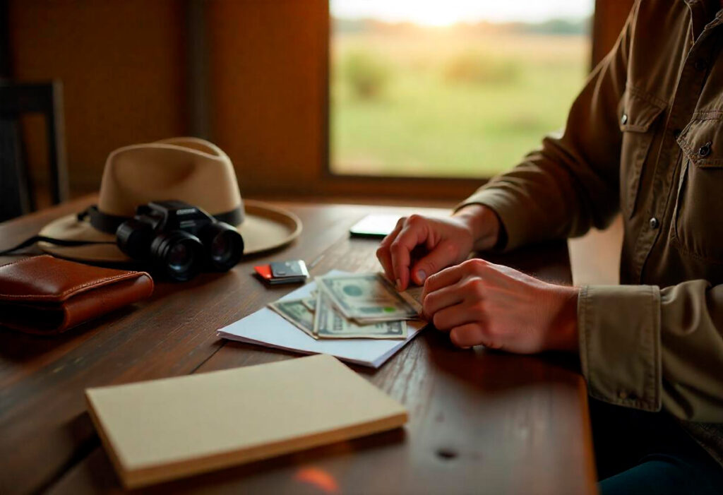 safari tipping guide cash credit card