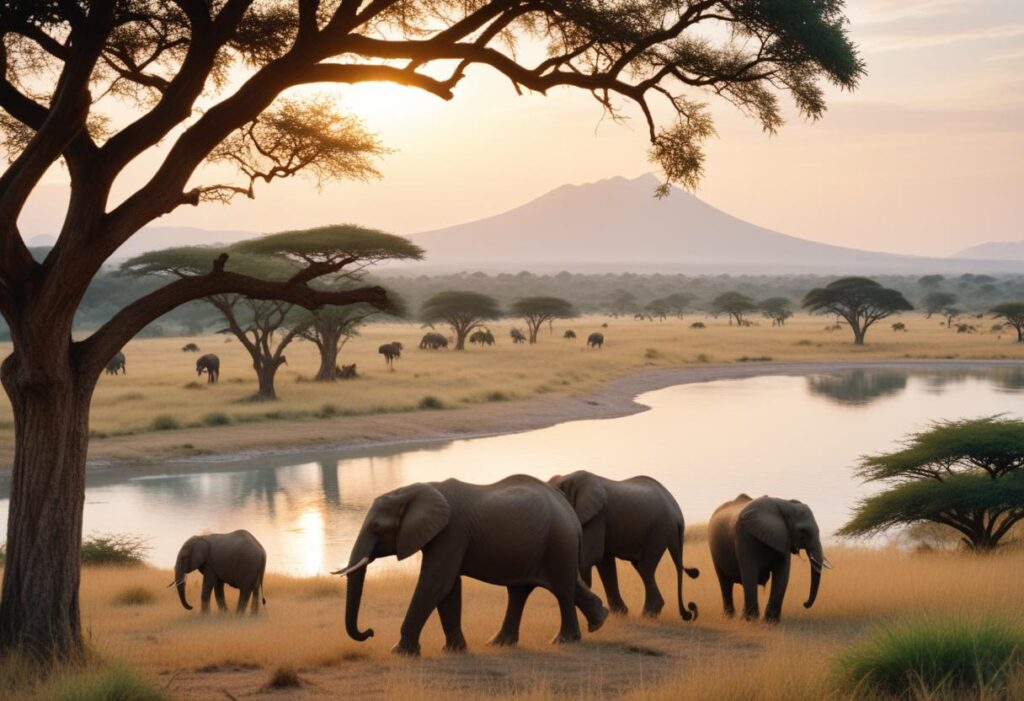 Queen Elizabeth National Park Uganda elephants