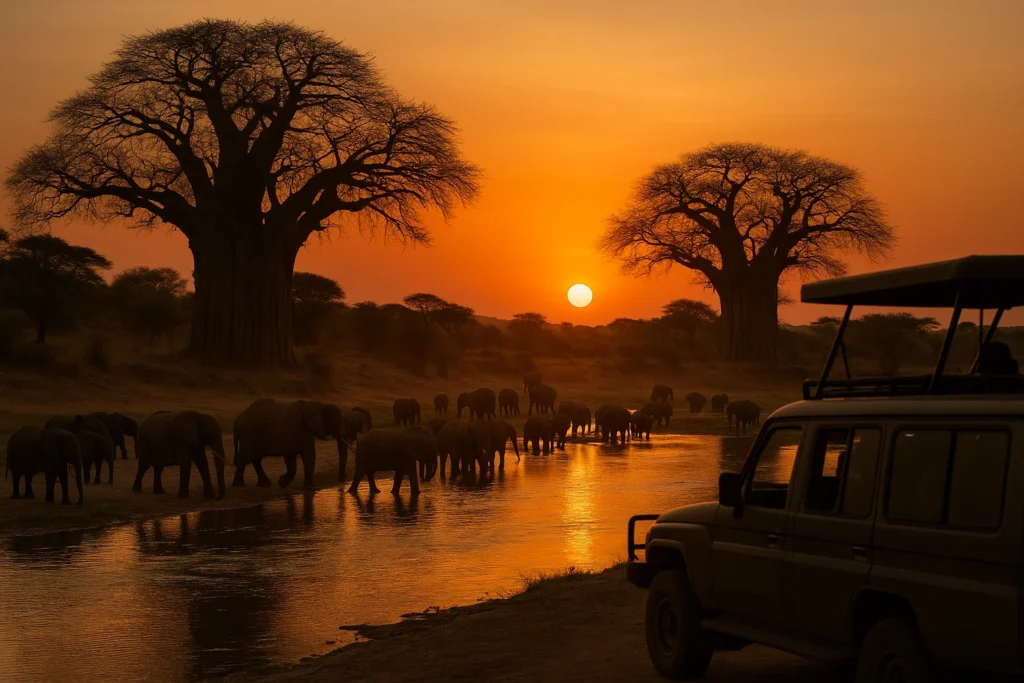 Tarangire elephants safari