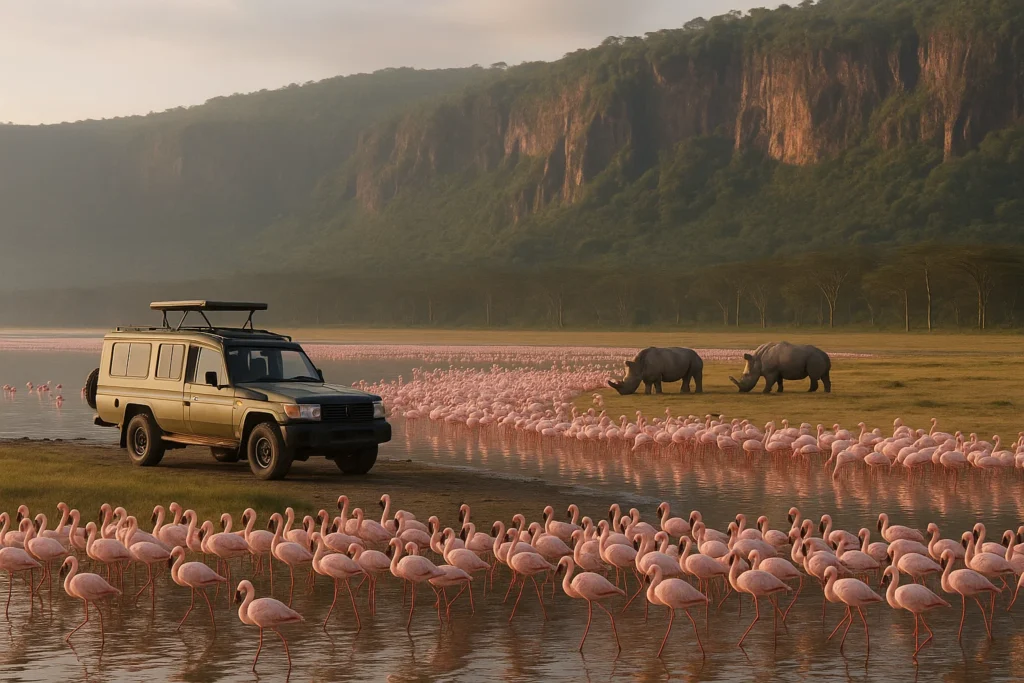game drive Lake Nakuru
