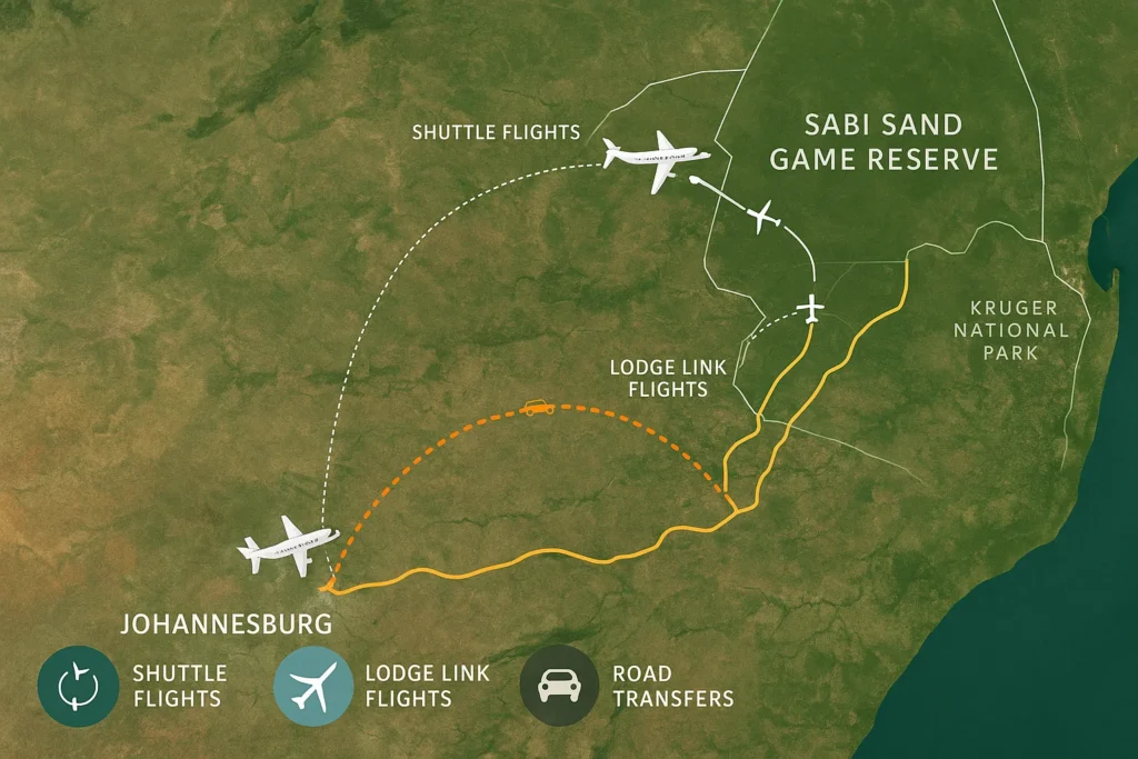 how to get to Sabi Sand