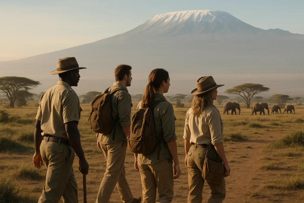 walking safaris near Amboseli