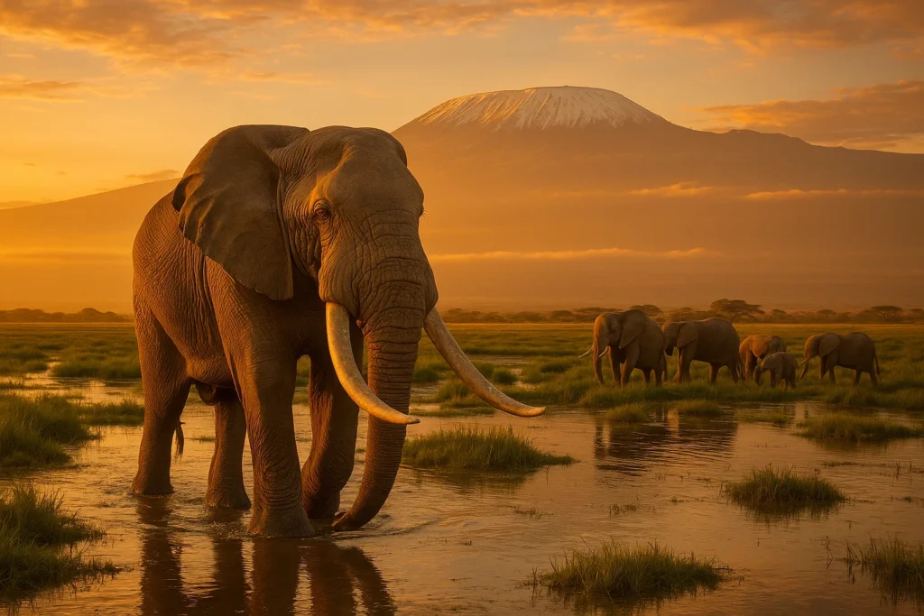 Amboseli elephant encounters