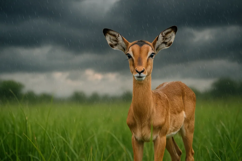 Kruger in the rain - Impala