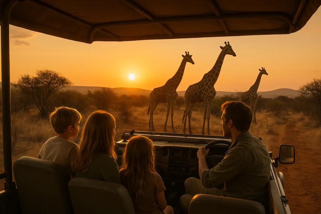 family safari in Madikwe