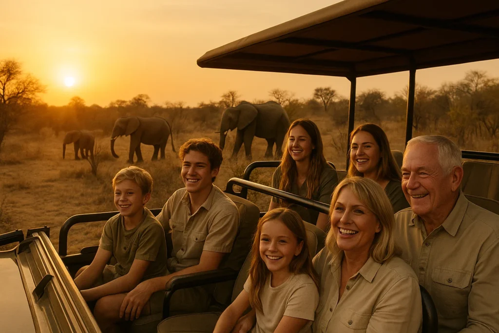 Kruger National Park family safari kids teens multi-gen