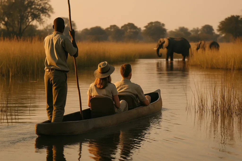 Mokoro safari Okavango Delta