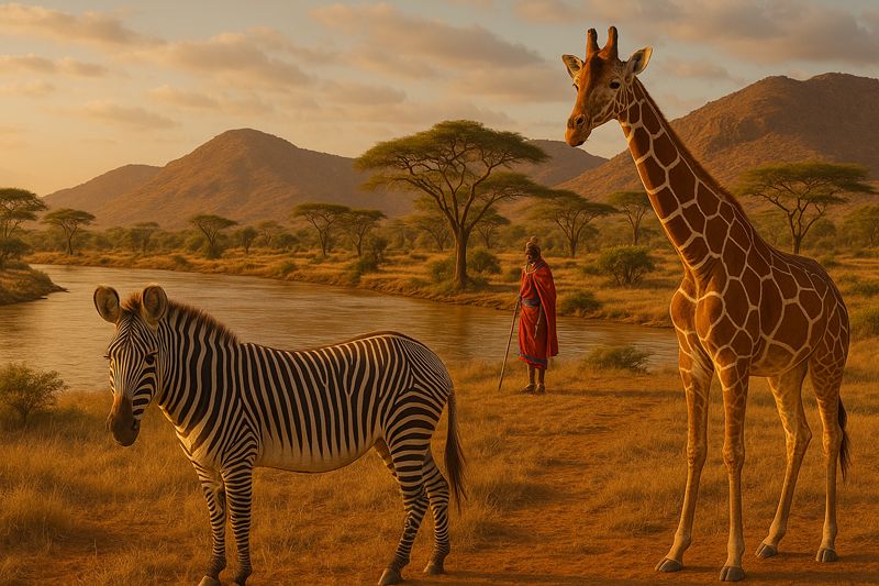 Samburu National Reserve first safari