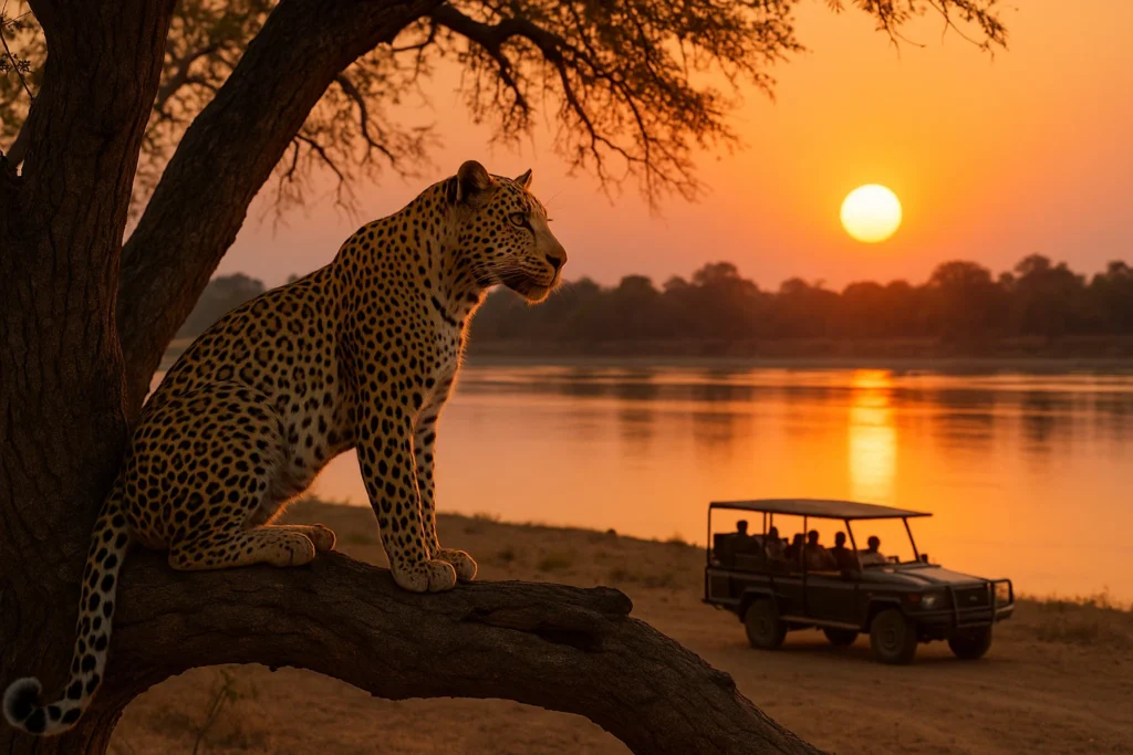 South Luangwa leopard safari