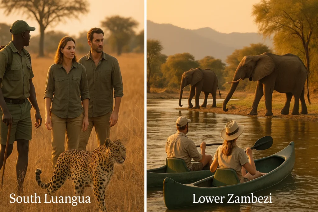 South Luangwa vs Lower Zambezi safari